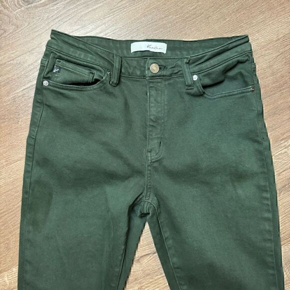 ‎KanCan || Gia High Rise Skinny Jean Hunter Green - Picture 4 of 11